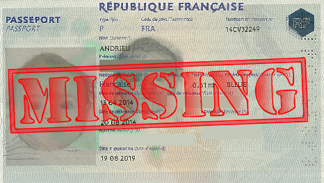 French passport illustration